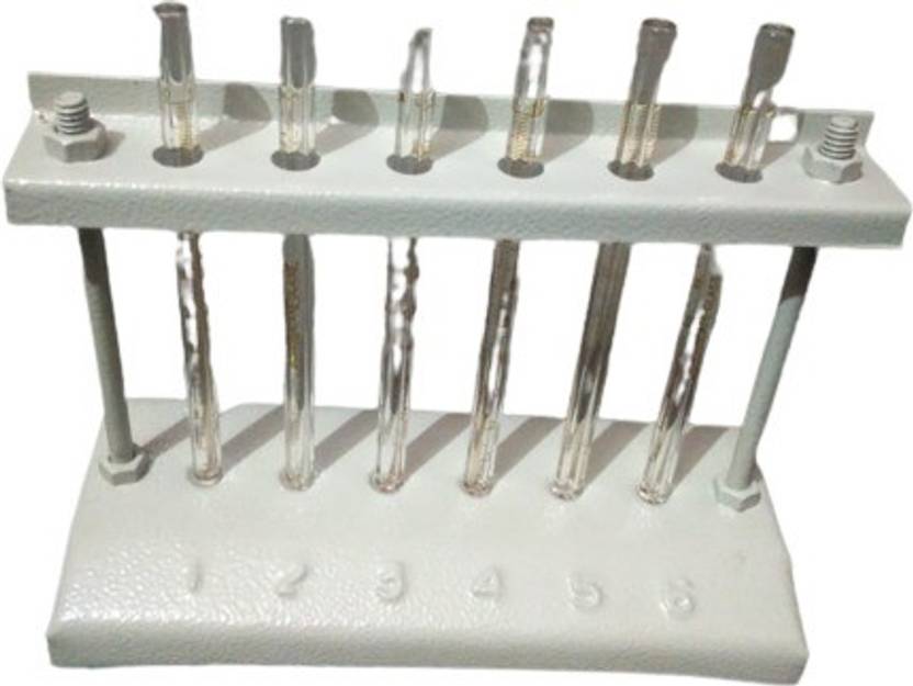 Apex Labs ESR Stand 6 Tube Push Type, with 6 Wintrobe Tubes for