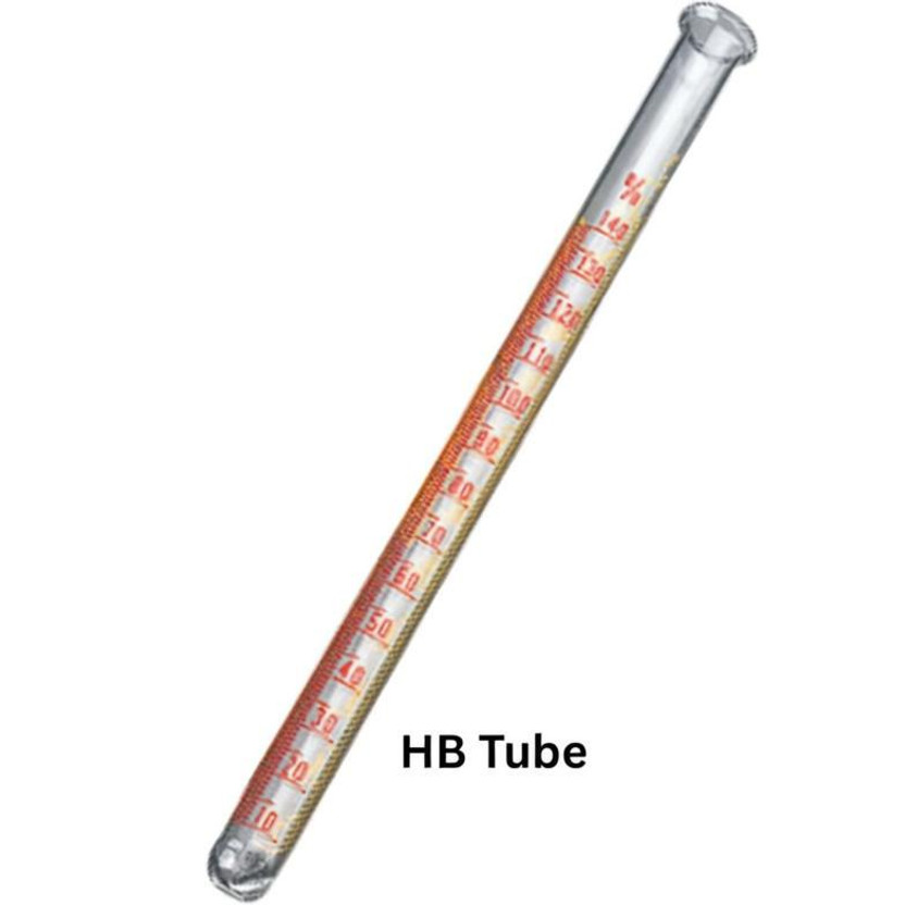 MICROSIDD 1 ml Rimmed Borosilicate Glass Test Tube(15 cm 100 K Pack of 1)