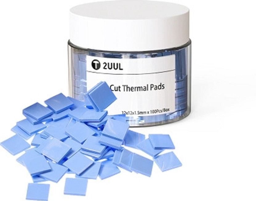 Flipkart PAUS&MORK Pre-Cut Thermal Silicone Pads for Mobile Motherboard IC Chip CPU Colling- 100pcs Ceramic Based Thermal Paste(10 g 6 W/mK) - Flipkart Deal