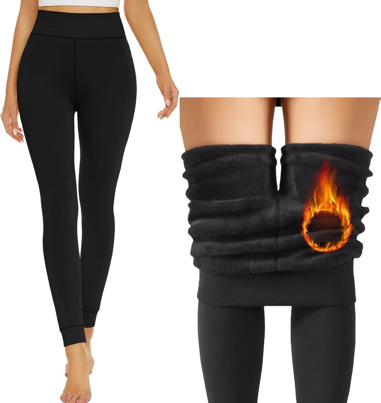 JMT JMT Wear Women's/Girls Woolen Thick Fur Lined Winter Stockings Thermals Women Pyjama Thermal - Flipkart Deal