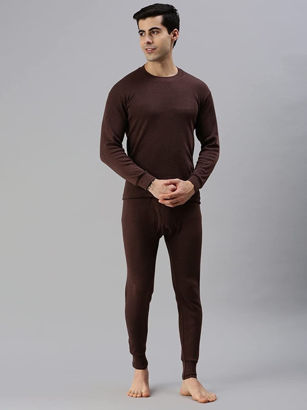 OSWAL INNER Oswal Men Wool Blend Thermal Set Winter Wear Warmer Inner Wear Top Payjama Set Men Top - Pyjama Set Thermal