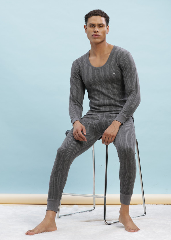 Dollar Dollar Ultra Round Neck Full Sleeve Men Top - Pyjama Set Thermal - Flipkart Deal