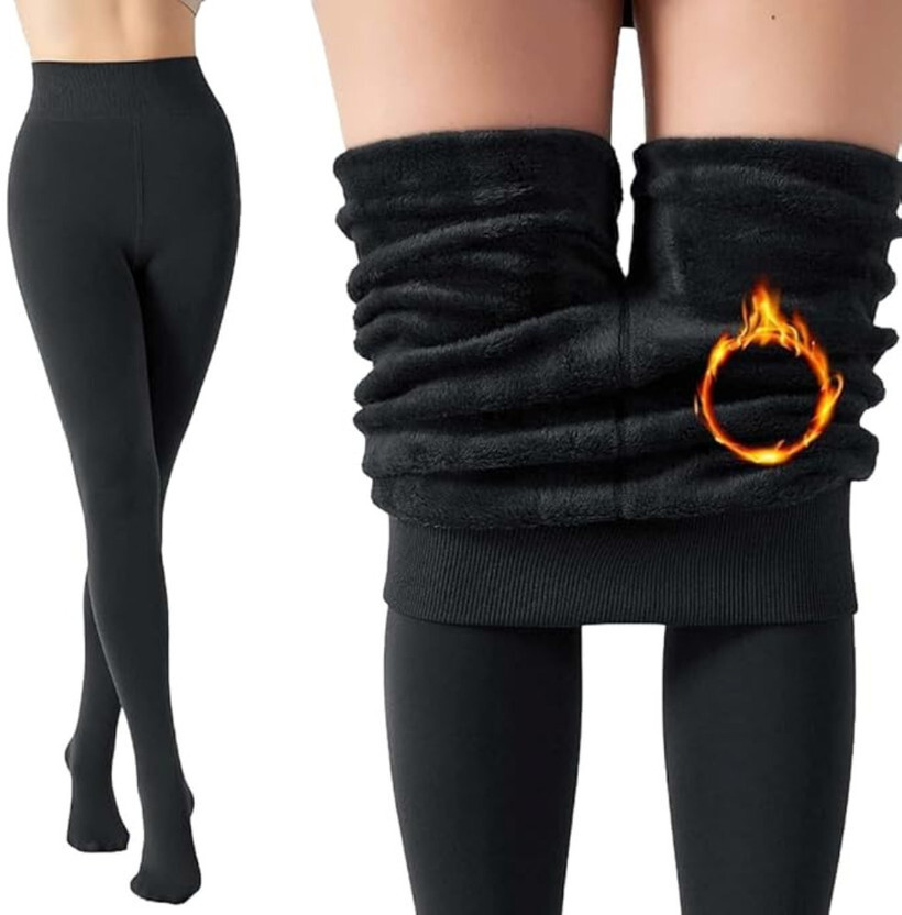 JMT Wear Winter Warm Thermal Leggings Tights Thick Fleece Lined Stockings For Women Women Pyjama Thermal