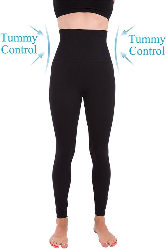 FRANKOPOLIS Solid Women Black Tights