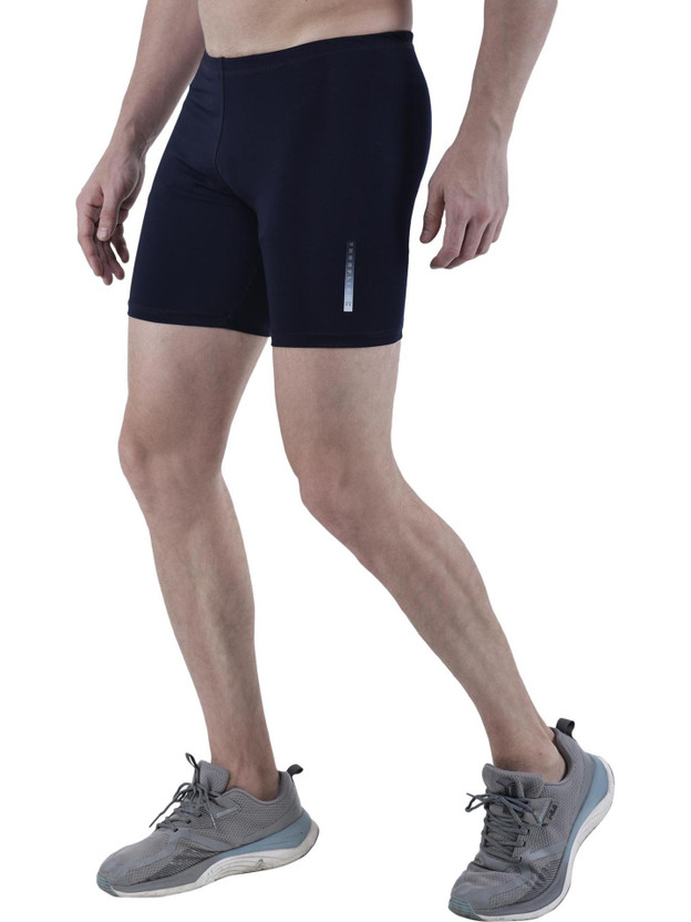 TroopLine TroopLine Solid Men Dark Blue Tights - Flipkart Deal