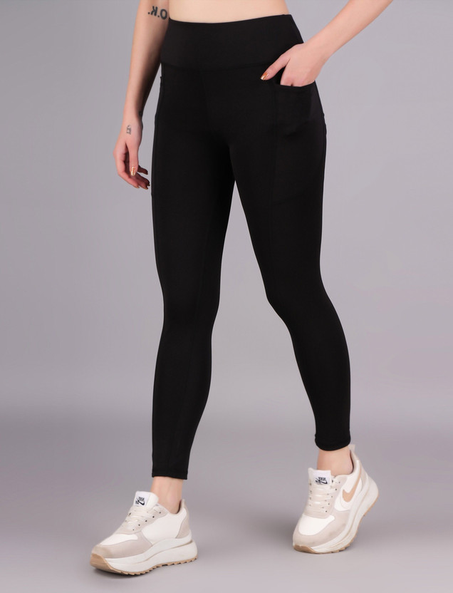Cosvos Cosvos Solid Women Black Tights - Flipkart Deal