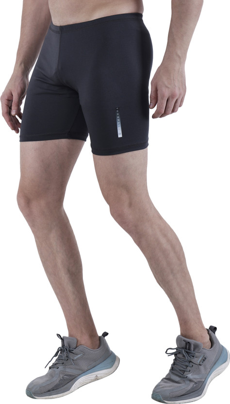 TroopLine Solid Men Grey Tights