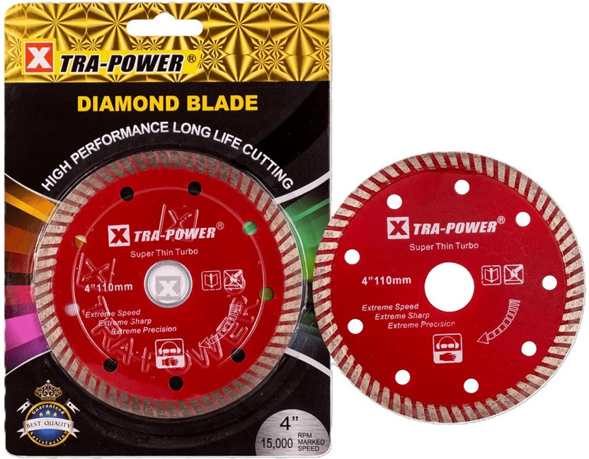 Akron Akron Xtra Power Super Thin Turbo Blade | for Tiles & Ceramic | Pack of 10 Pcs | Marble Cutter(0 W) - Flipkart Deal
