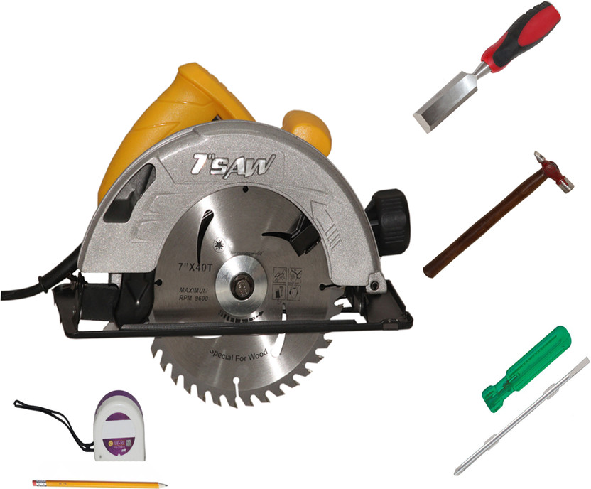 Digital Digital Craft 06 Items Combo of 185mm Electric Circular Saw High Power Cutting Machine Marble Cutter(1350 W) - Flipkart Deal