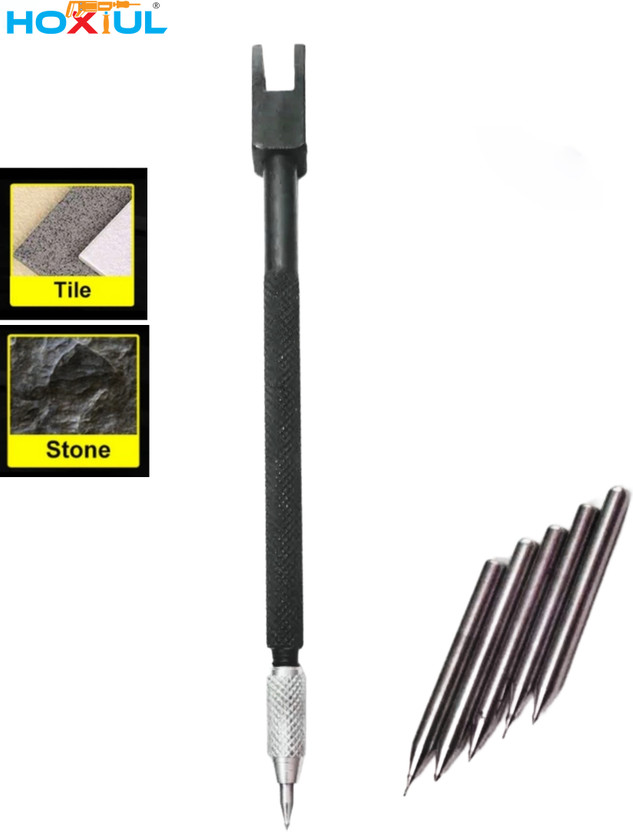 HOXIUL Tile Cutter Pencil With 5 Extra Bits High Quality For Handheld Tile Cutter(0 W)