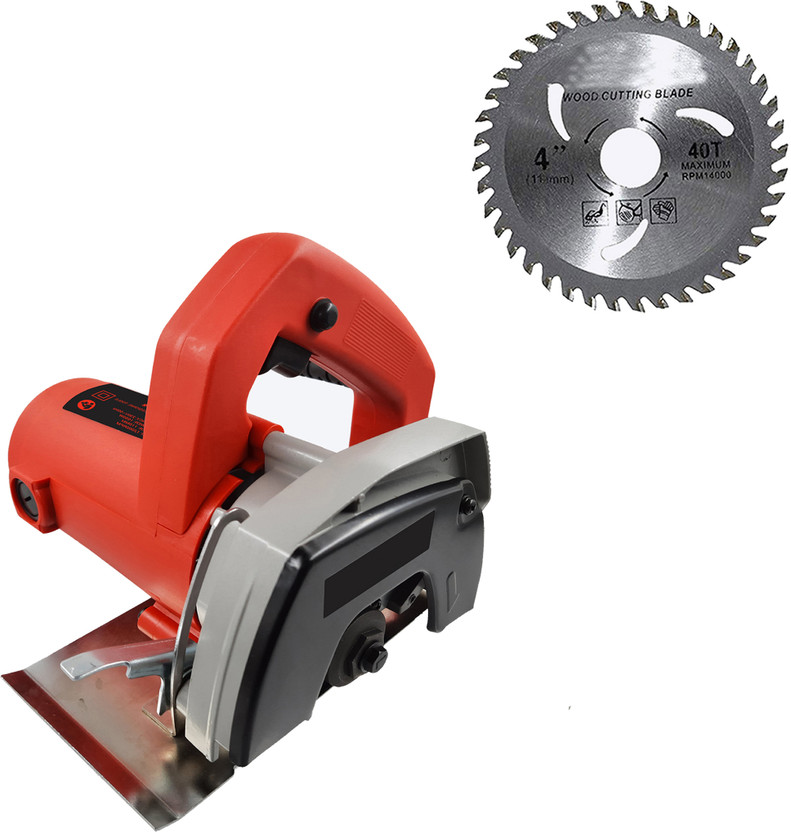 Hillgrove HGCM1293M3 Cutting Machine Saw for Tile/Marble/Wood with 1Pcs Wood Cutting Wheel Marble Cutter(1050 W)