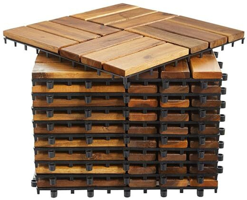 AASTIK SALES Flooring tiles Together Pool Patio Waterproof All Weather aesthetics budgets Wood Natural, Wood, Vintage(Interlocking Tile)