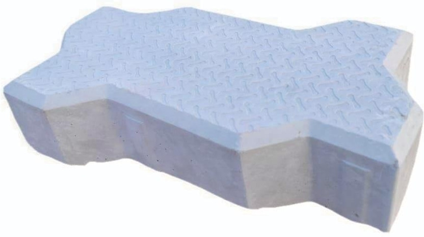 Sumaninterlocks Zebra01 Semi Glossy Cement(Interlocking Tile)