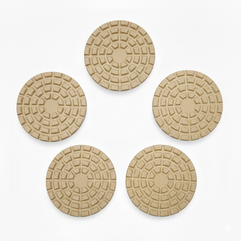 SK TRADERS 5MM Diamond Polishing Pad 5 Piece Set (Grit 36, 60, 100, 200, 400) Full Polished Marble(Glossy Tile)