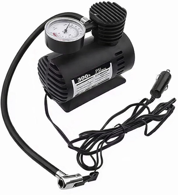 MinMAX Portable Car Air Compressor 300 psi Tyre Air Pump for Car & Bike(Air Inflator, Air Compressor, Compact, Portable)
