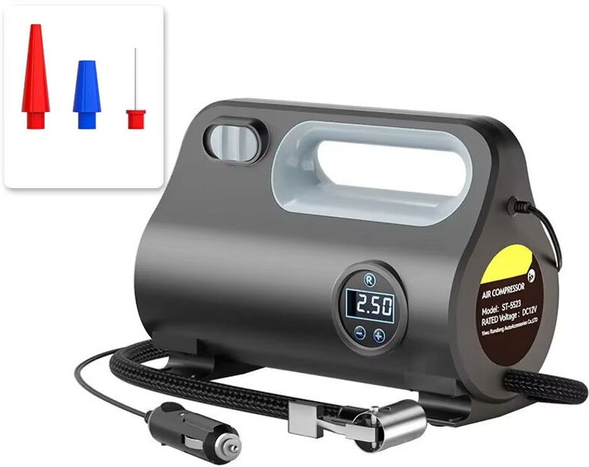 knidaa store 150 psi Tyre Air Pump for Car & Bike 150 psi Tyre Air Pump for Car & Bike(Air Inflator)