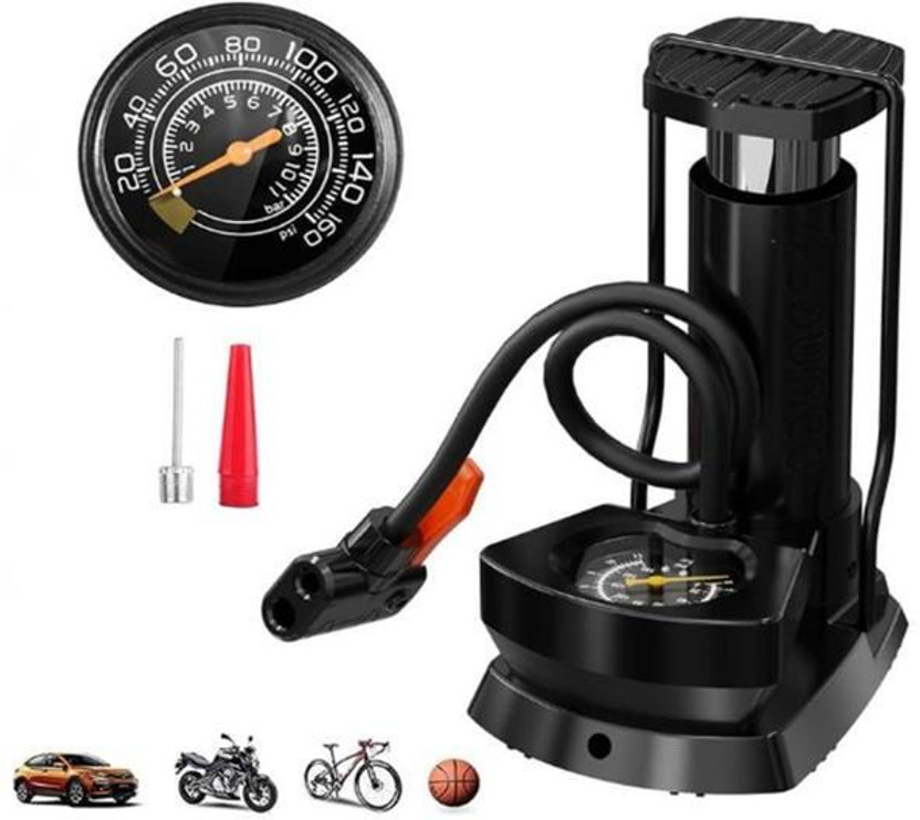 colorsole Portable & Lightweight 160 psi Tyre Air Pump for Car & Bike(Air Inflator)
