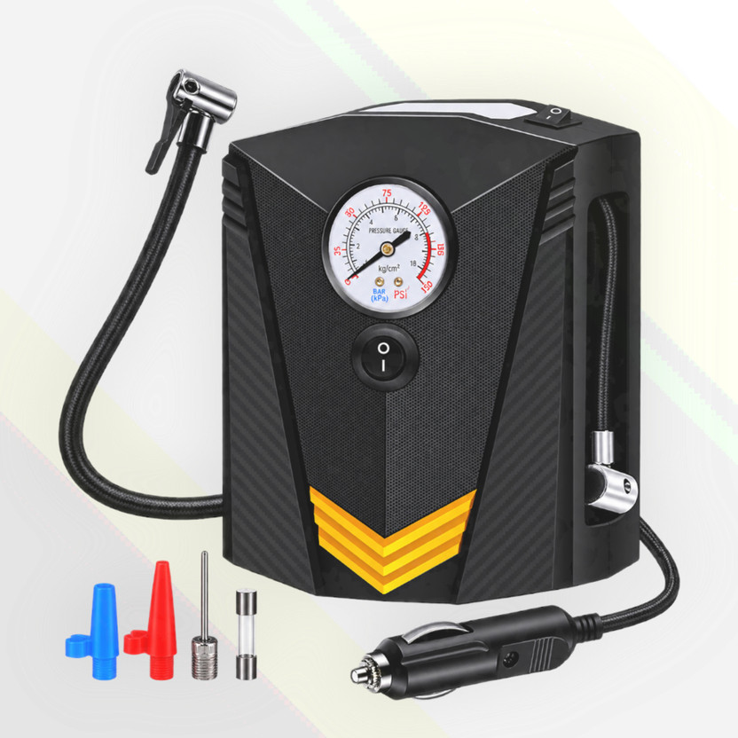 SMP Portable Air Compressor | 150 PSI 150 psi Tyre Air Pump for Car & Bike(Compact, Air Inflator, Portable)
