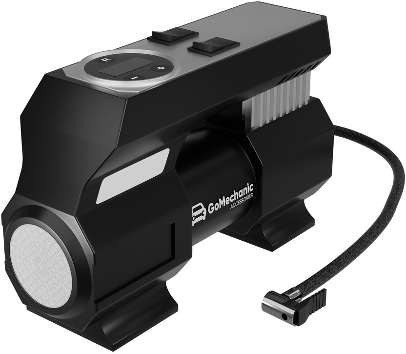 GoMechanic Gusto T4 150 psi Tyre Air Pump for Car & Bike(Auto Shut Off)