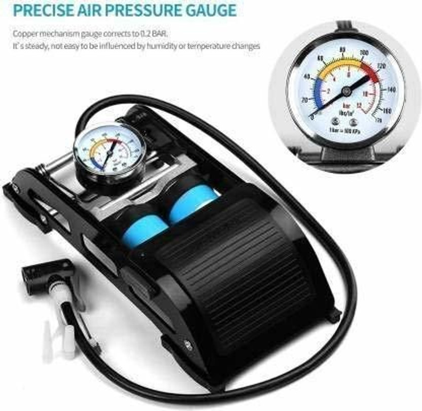 lukhi 297 psi Tyre Air Pump for Car & Bike(Double Foot)