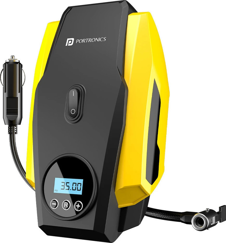 Portronics POR-2006 150 psi Tyre Air Pump for Car & Bike(Auto Shut Off)