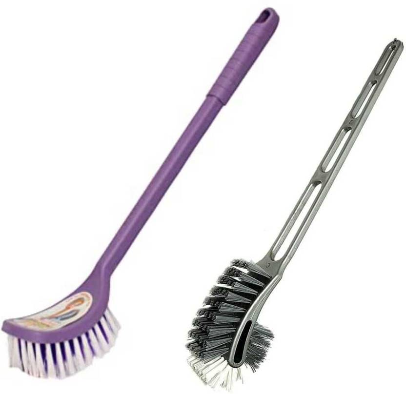 GABA Antibacteria,Toilet Brush for Western and Indian Toilet, Bathroom