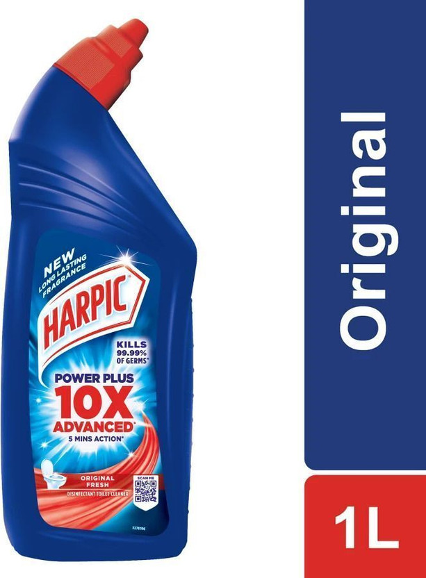 Harpic | POWER PLUS | Original Liquid Toilet Cleaner(1 L)