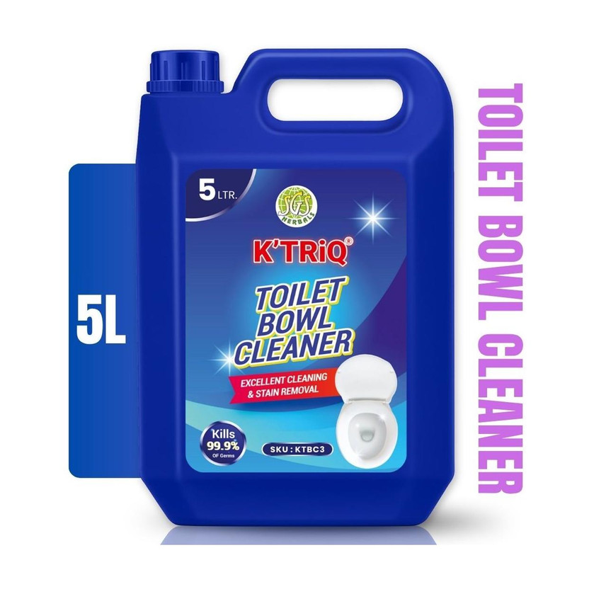 K'TRiQ Toilet Cleaner |Protect 99.9% Germs |Toilet Flush Cleaner |Toilet Cleaner Liquid Regular Liquid Toilet Cleaner(5 ml)