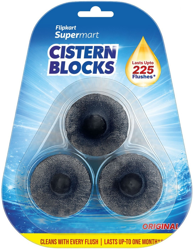 Flipkart Flipkart Supermart Cistern Block Toilet Cleaner(3 x 50 g) - Flipkart Deal