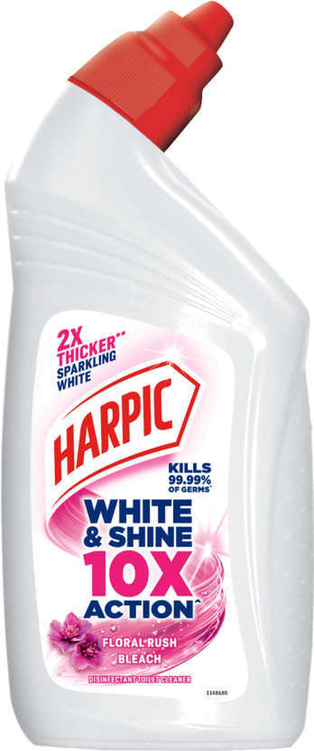 Harpic White & Shine Toilet Cleaner, Liquid, basin, commode, tile, bathroom, not phenyl Liquid Toilet Cleaner(500 ml)