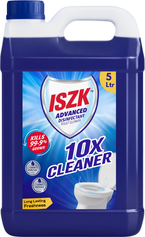 ISZK Toilet Cleaner Liquid Disinfectant Original Liquid Toilet Cleaner Ocean 5000 ML Liquid Toilet Cleaner(5000 ml)
