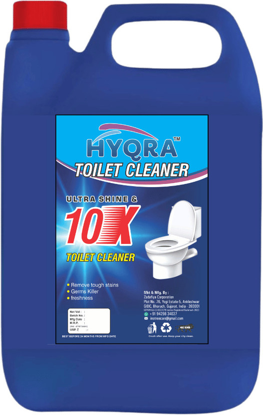 HYQRA Superpower Toilet Cleaner Original Liquid Toilet Cleaner(5000 ml)