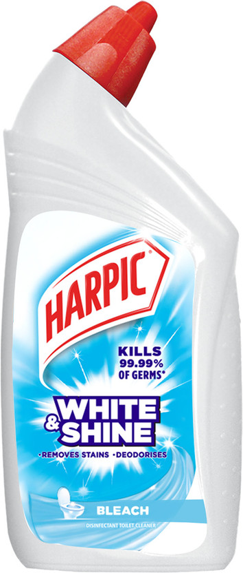 Harpic White & Shine Bleach Liquid Toilet Cleaner(500 ml)