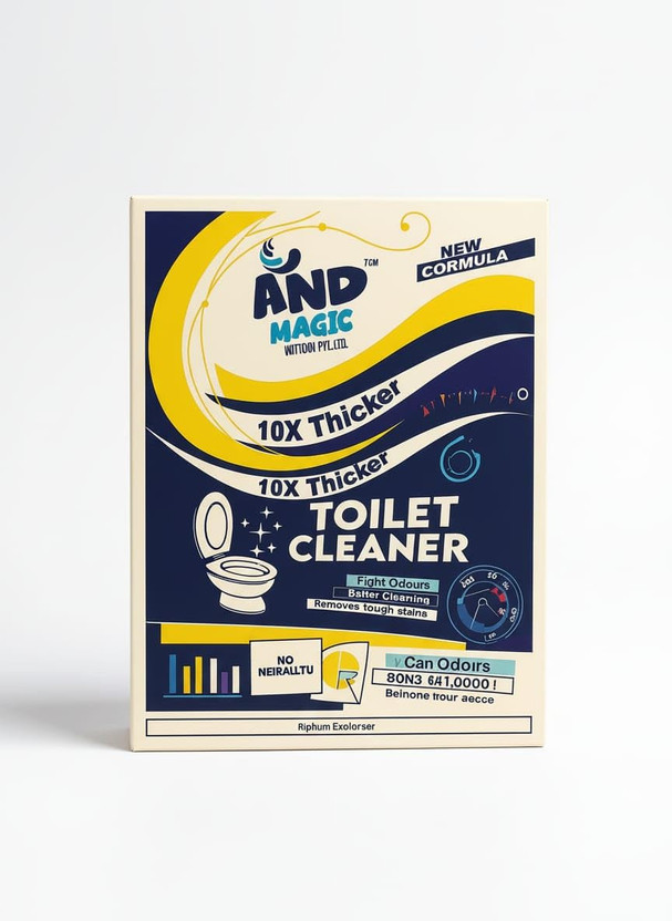 AND CLEAN Toilet Cleaner Powder – Powerful Stain Removal | Pack of 2 L | 150g Powder Toilet Cleaner(150 g)