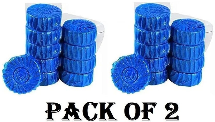 al zahar Toilet Bowl Cleaner Tablets Powerful Toilet Deep Cleaning Tablet Powder Crystal Toilet Cleaner(2 x 12.5 Wipes)