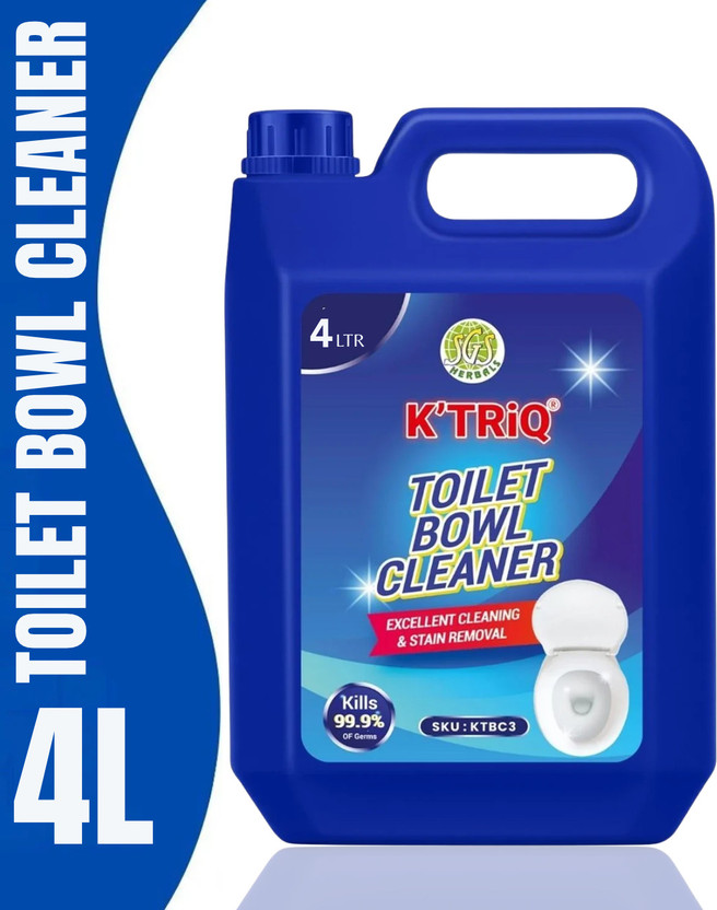 K'TRiQ Toilet Cleaner | Toilet Bowl Cleaner | Toilet Cleaner 5l | Remove 99.9% Germs Regular Liquid Toilet Cleaner(4 L)