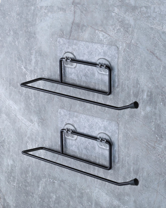 Moxstar (2 Pcs) Toilet Paper Holder, Bathroom Toilet Paper Roll Holder, Tissue Hanger Iron Toilet Paper Holder