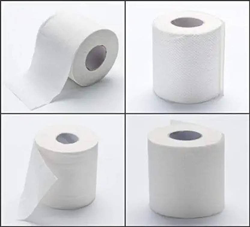 SHIVMEDICOS ( pack of 04) 2 Ply ,250 per sheet Toilet tissue toilet