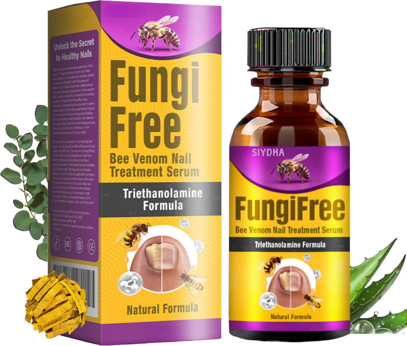 SIYDHA Fungi Free Nail Revive Treatment Serum Soothes And Hydrates Men & Women(30 ml)