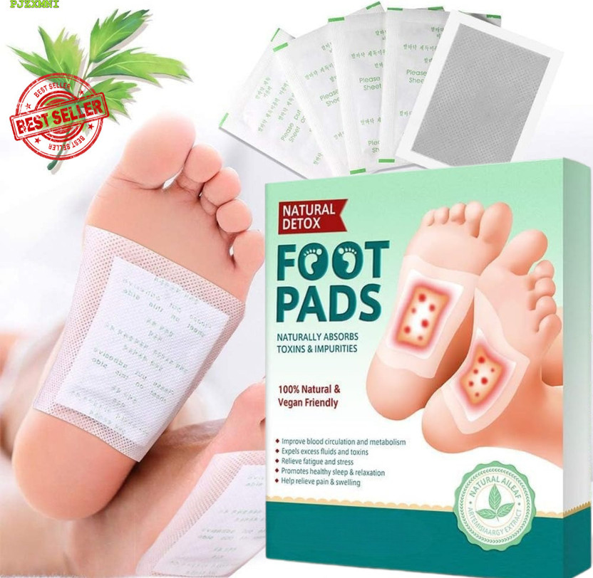 PJZXMNI Ginger Foot Patch Herbal Cleansing Detox Pads For Toxin And Stress Relief Men & Women(50 g)