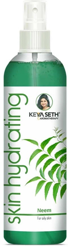 KEYA SETH AROMATHERAPY Skin Hydrating Neem Toner-Anti Acne & Pimple for Oily Skin & Revitalizing Natural Glow Enriched with Pure Neem & Sweet Geranium Essential Oil Men & Women(200 ml)