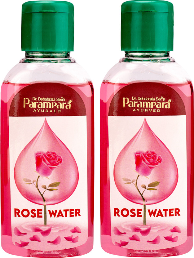 Parampara Ayurved Pure Rose Water 100ml Pack of 2 Men & Women(200 ml)