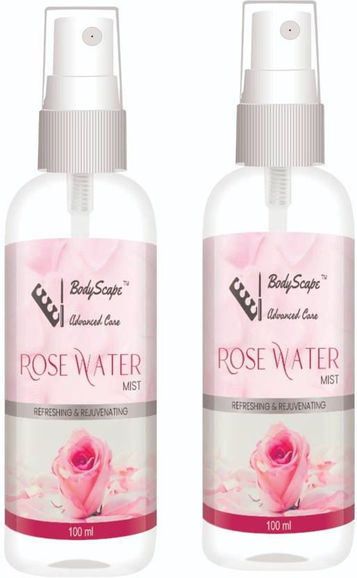 Bodyscape Rose Water Mist Refreshing & Rejuvenating (100ml X 2) Men