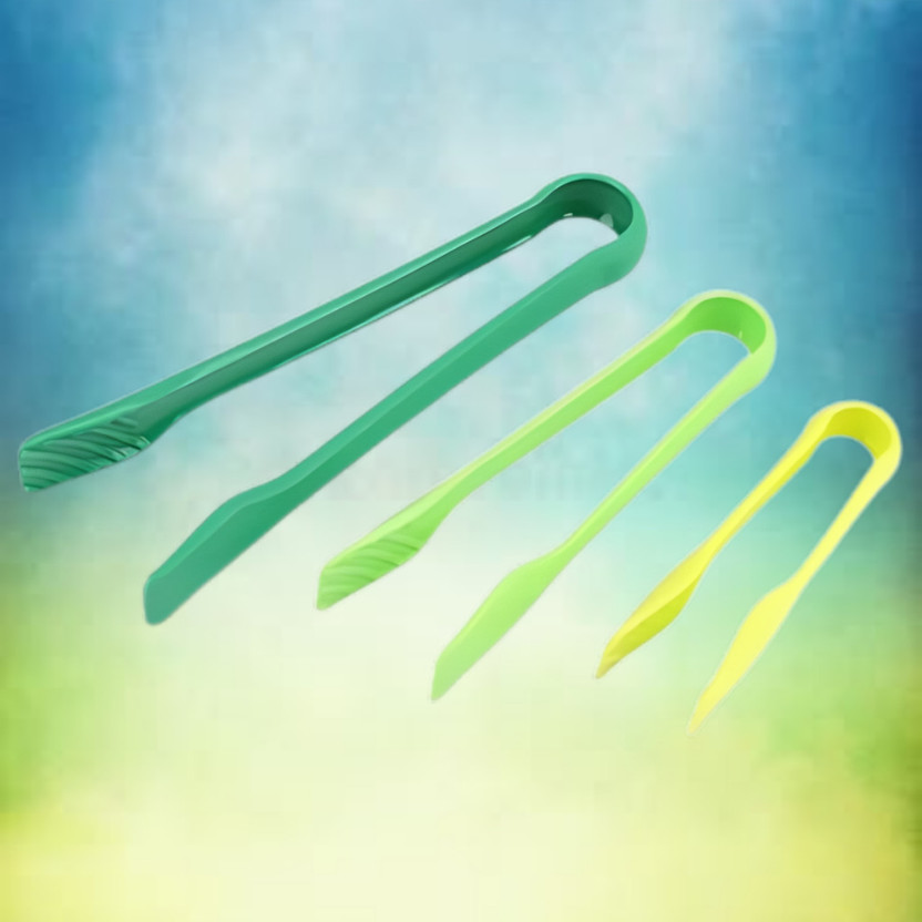Nestiva tong93 Strong Grip Plastic Tongs for Heavy Food 25 cm Serving Tong Set(Pack of 3)