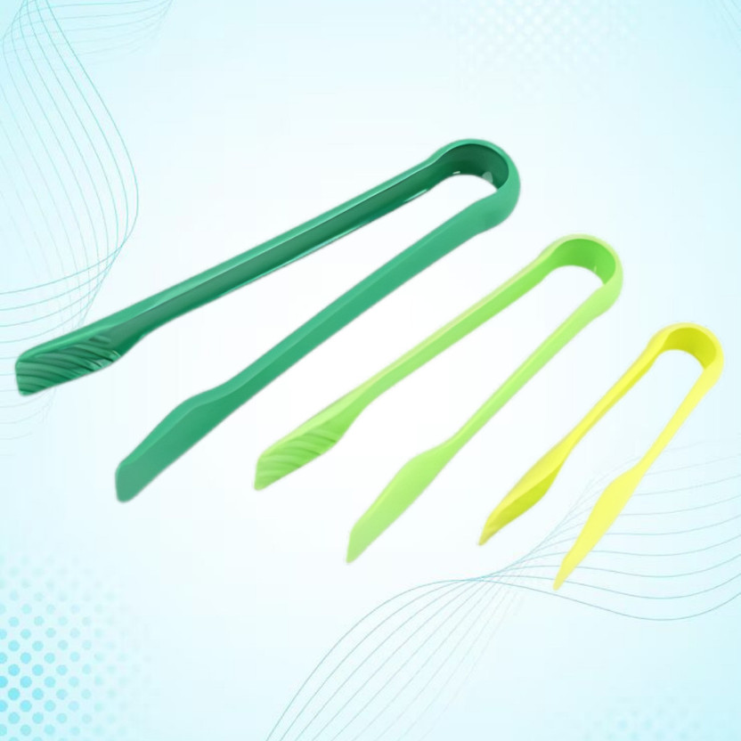 Nestiva Multi-Surface Tongs for Different Food Textures High-Utility Plastic Tongs for Every Meal 25 cm Serving Tong Set(Pack of 3)