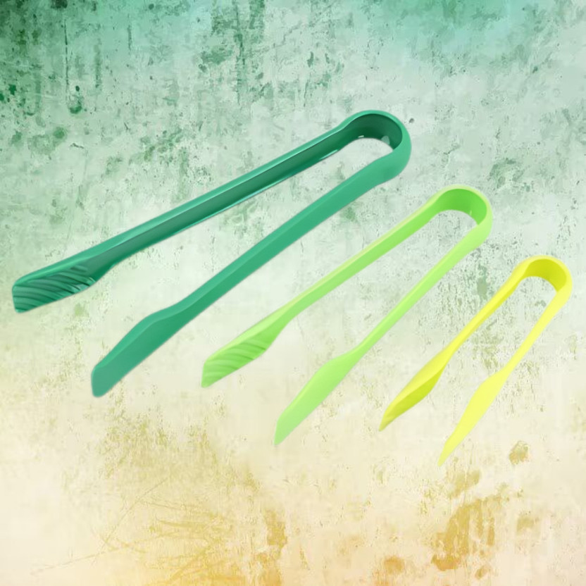 Nestiva tong96 Top-Tier Plastic Tongs for Kitchen Excellence 25 cm Serving Tong Set(Pack of 3)