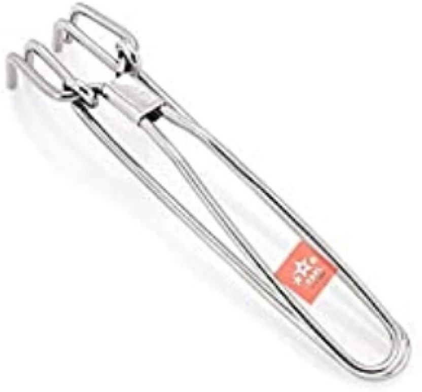 BRRL Steel Heavy Sandasi Grip Pakad Multipurpose Holder for Your Kitchen 14 cm Utility Pakkad(Pack of 1)