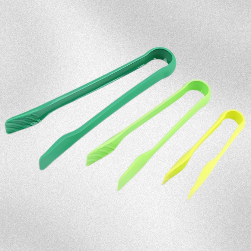 Dweloric Heavy Duty Plastic Tongs for Food Serving High-Efficiency Tongs for Busy Meal Times 25 cm Serving Tong Set(Pack of 3)
