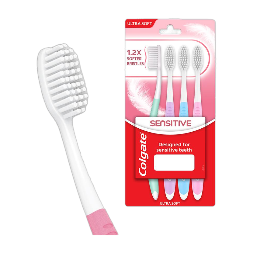 Colgate Gentle Sensitive Ultra Soft Toothbrush(Pack of 4)