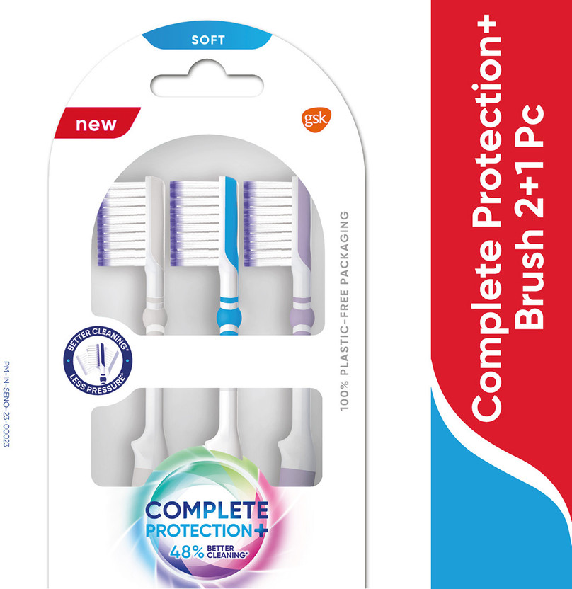 SENSODYNE SENSODYNE CP+BRUSH-B2G1 Soft Toothbrush(Pack of 3) - Flipkart Deal